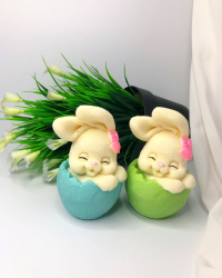 Изображение Фигурка из глазури Зайка в яйце